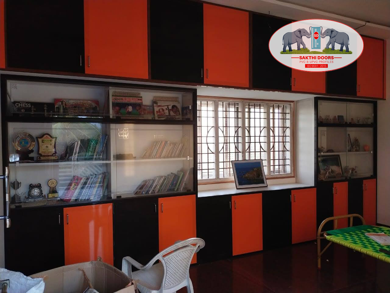 Bright Yellow Modular Kitchen